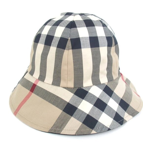 Authentic BURBERRY Nova Check Hat [Used] main image 7